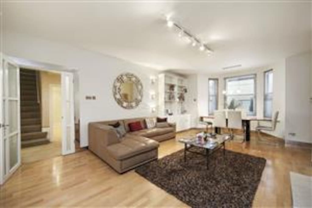 Main living room has nice open plan spacious feel