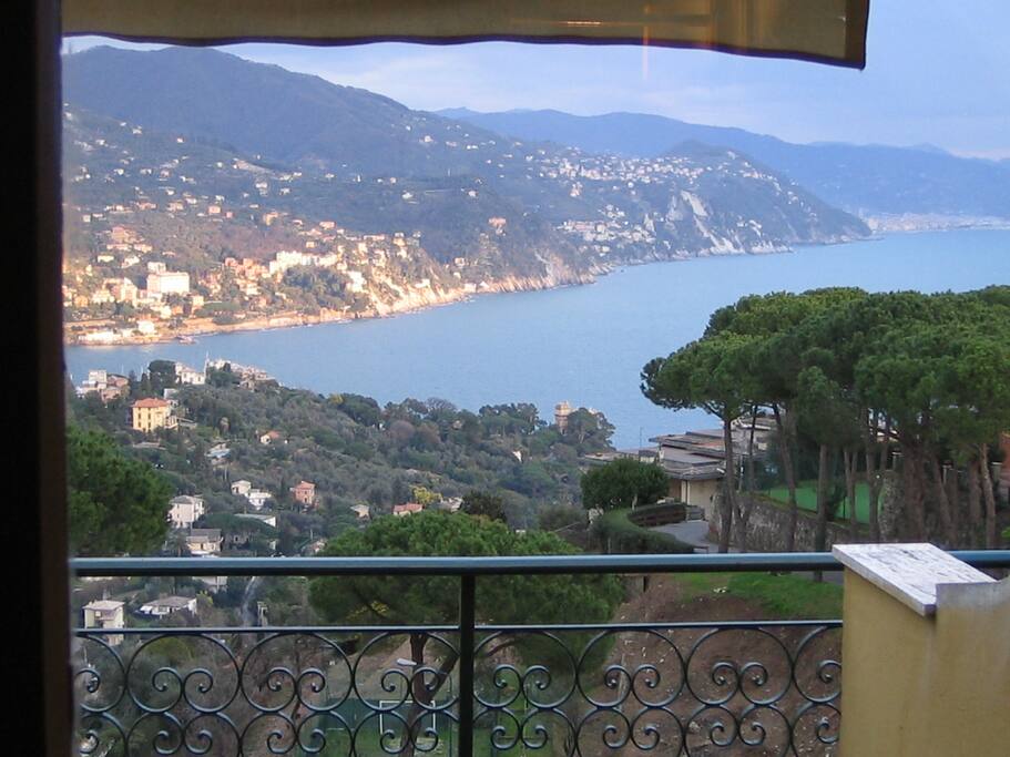 Vista strepitosa dalla terrazza del soggiorno