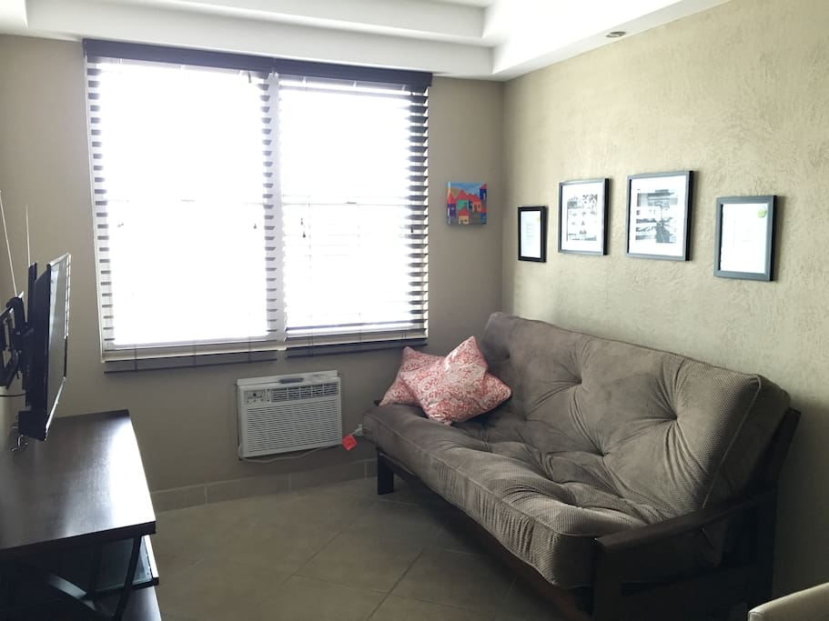 Living Area with Comfortable Futon