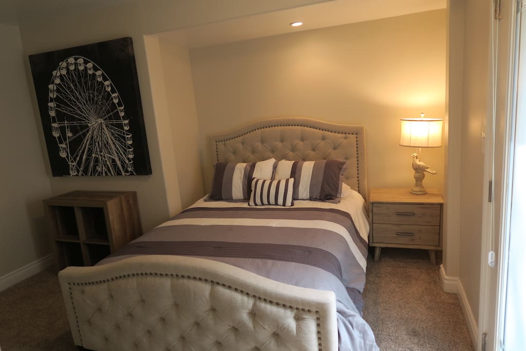Bedroom with it's own private entrance