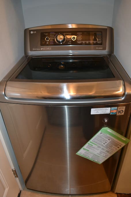 LG Fancy Washer can do a million settings
