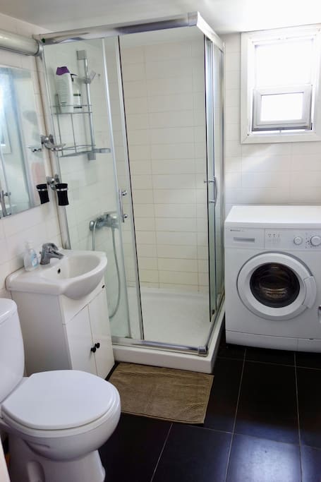 3-8 Bathroom with washing machine