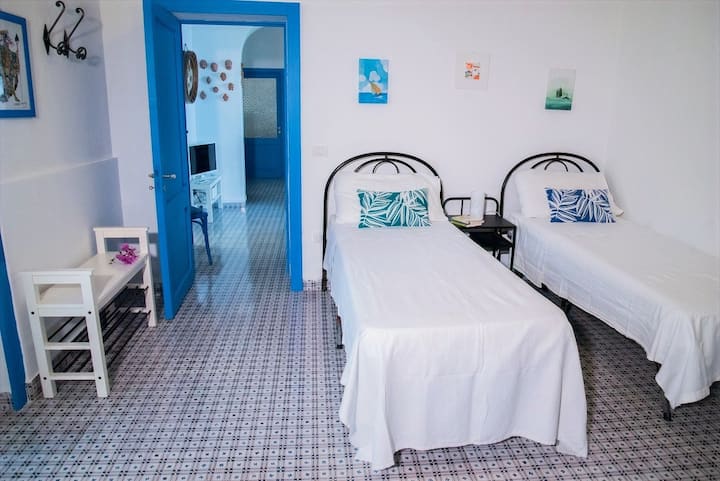 Second bedroom. Two beds can be put together to make a double bed