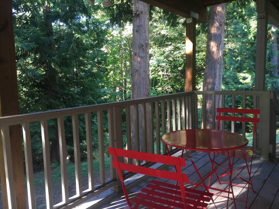 Back deck.
