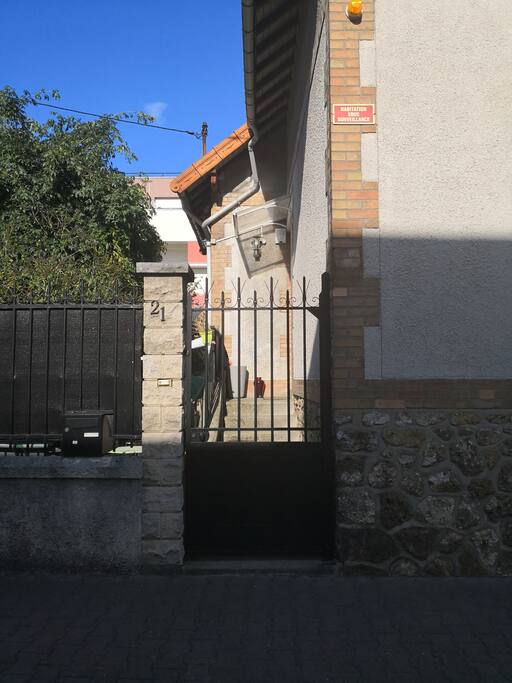 entrance to our home from the street