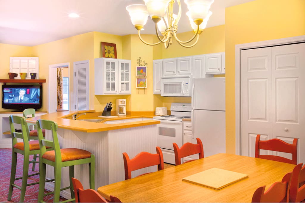 The spacious kitchen is a wonderful place to prepare delicious meals