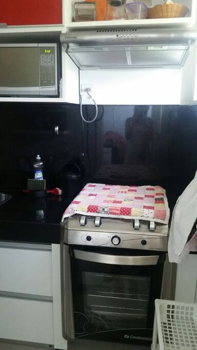 Cozinha - Fogão, Forno Elétrico e micro-ondas