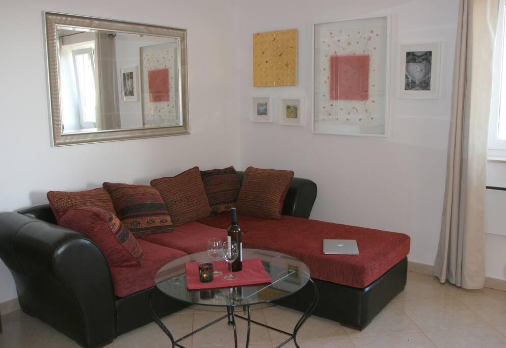 Lots of sunlight in a spacious living room