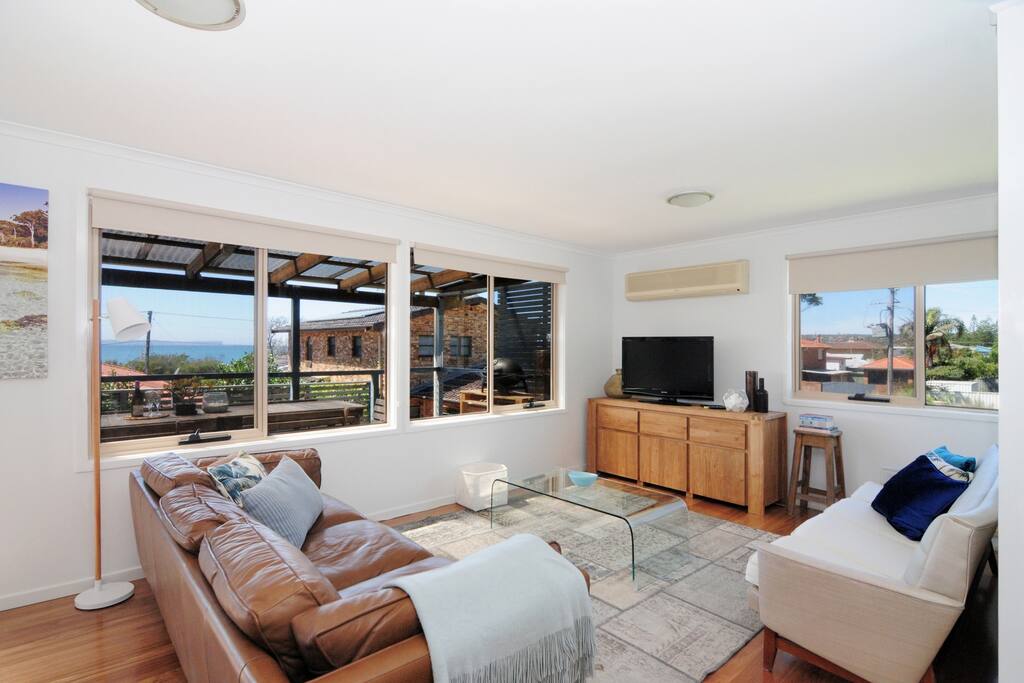 Upstairs lounge area