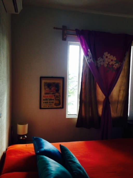 Habitación con aire acondicionado