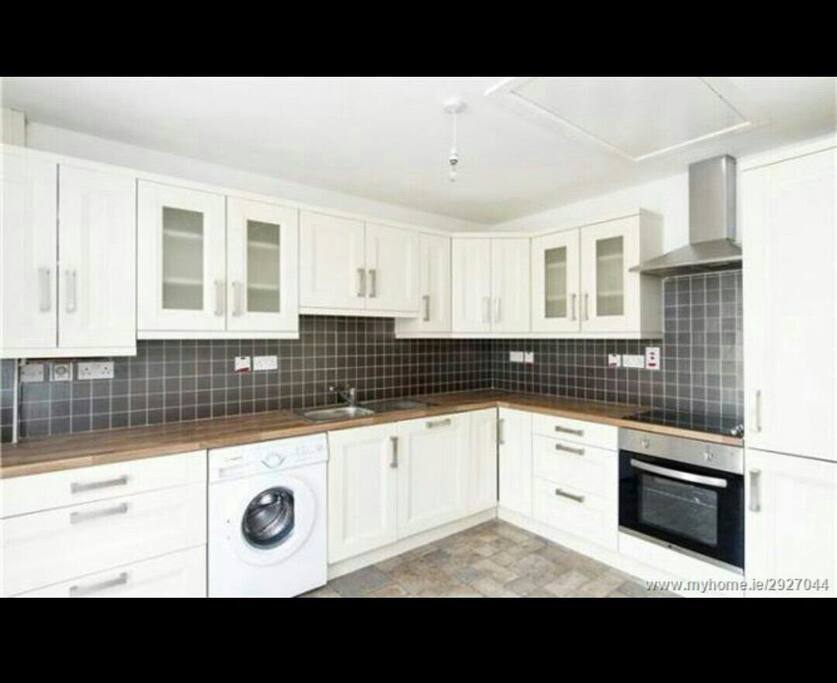 Modern separate kitchen with all utensils