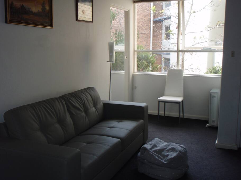 View across one side of living room
