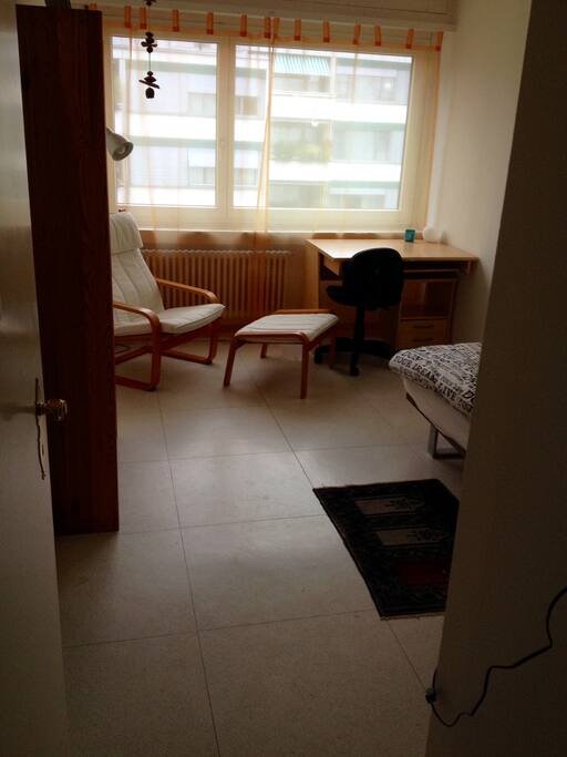 Your room with morning sun.