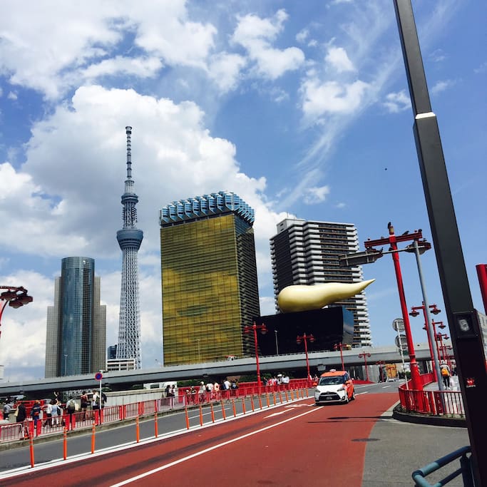 Only a minute walk from Asakusa station!!