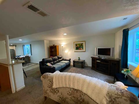 Top performing Airbnb: Large downstairs apartment in Loveland