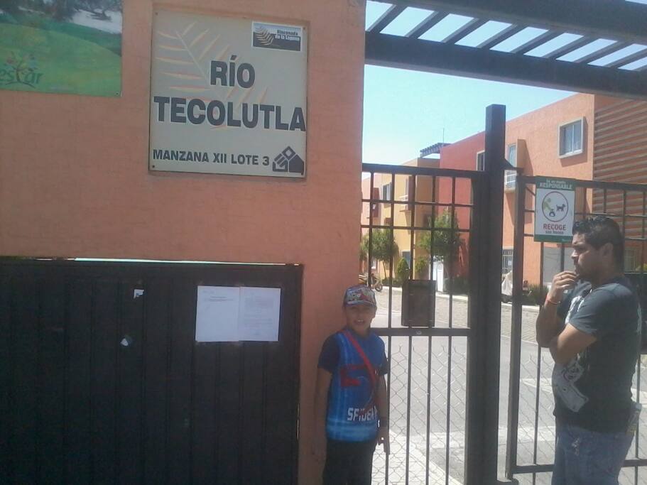Entrada a la privada