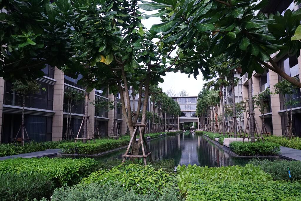 Pool view and garden