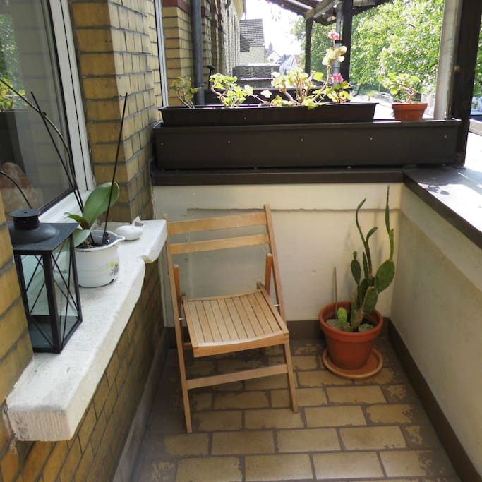 Sonniger Balkon