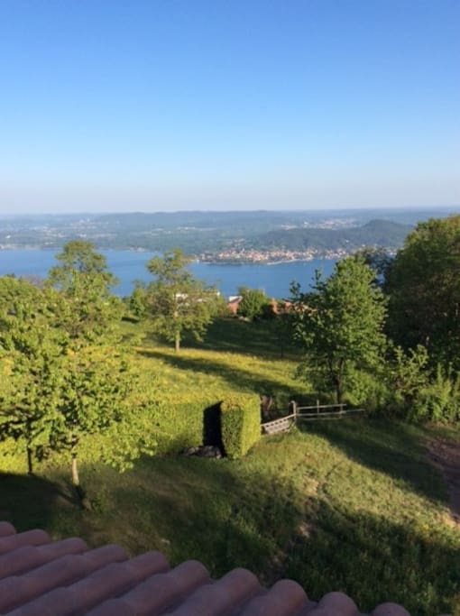 Vista panoramica dalla mansarda