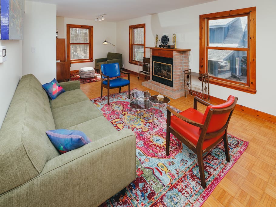 Cozy up in the Living Room