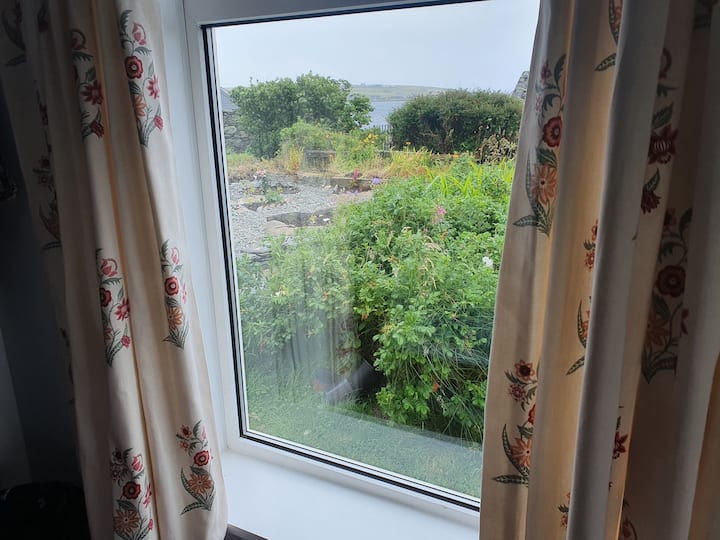 vista por la ventana de la habitación doble