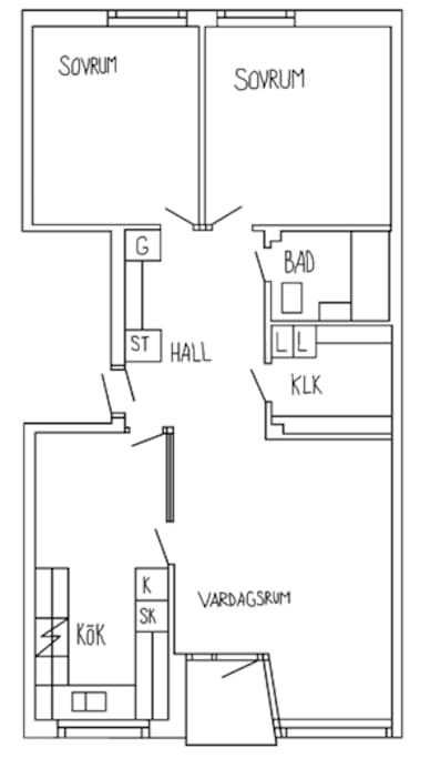The apartment map