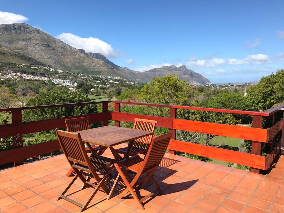 View from the Mineral apartment patio