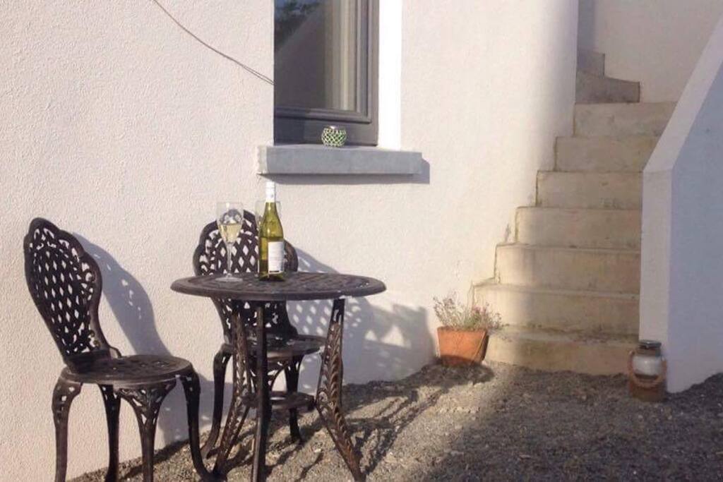 Outdoor seating area