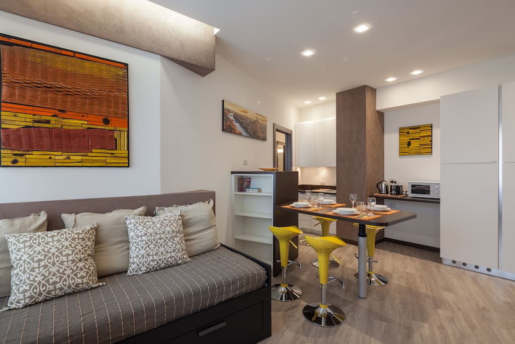 The living room