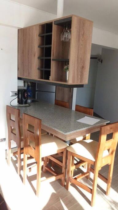 COCINA AMERICANA CON COMEDOR