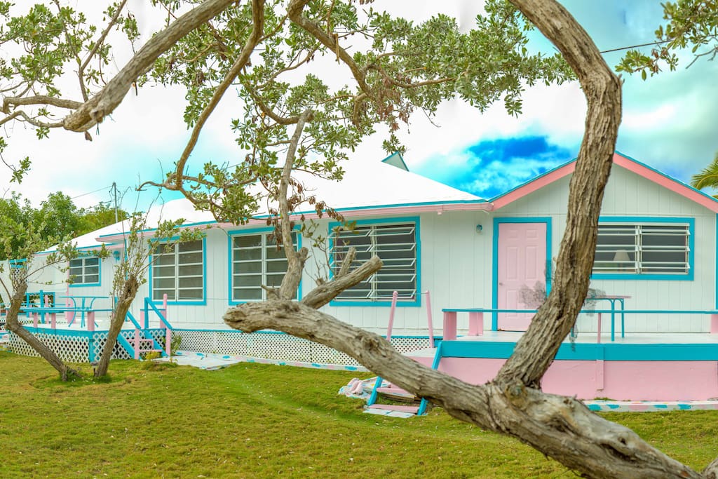 The exterior of Flamingo Villa