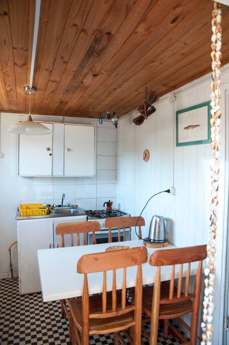 The kitchen is tiny but you got everything you need ;)