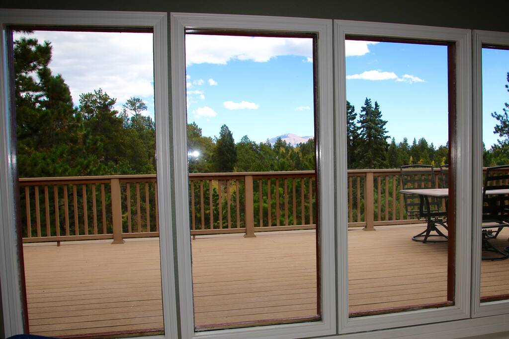 Pike's Peak Through the Windows