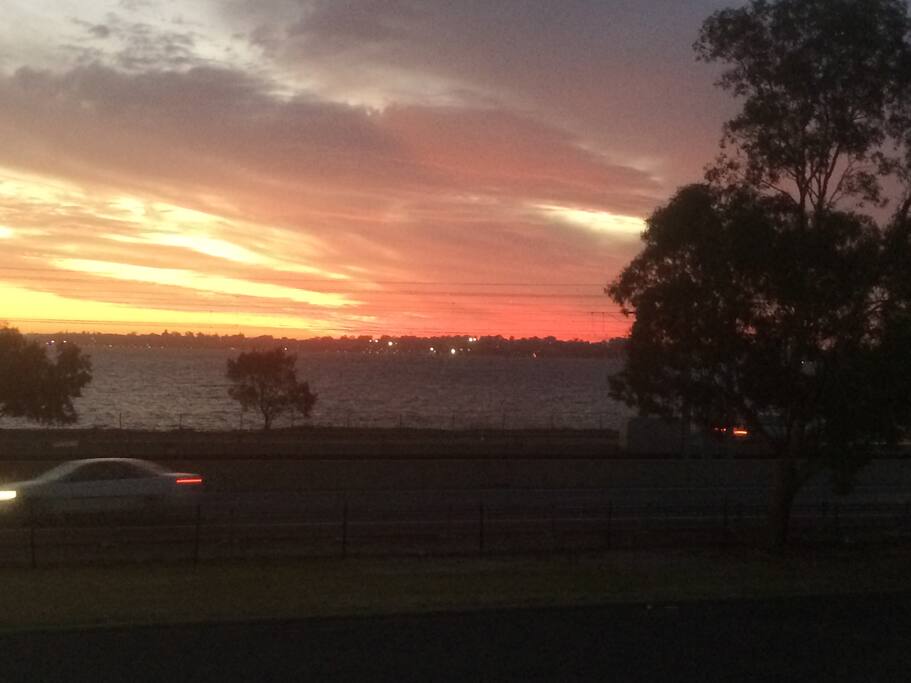 Another gorgeous sunset viewed from the balcony