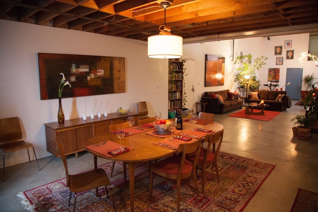 Dining room and view of main floor.