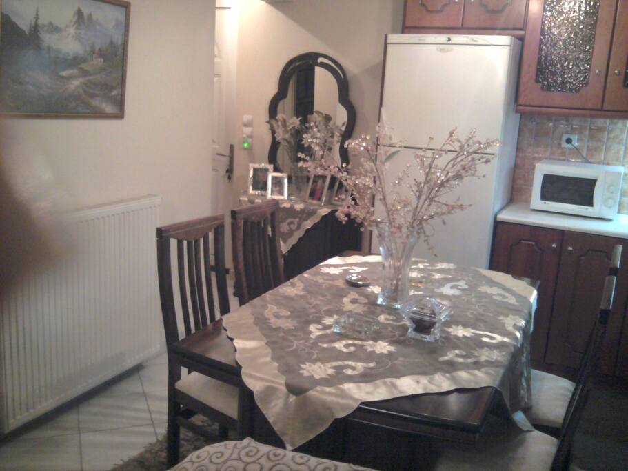 kitchen & living room area