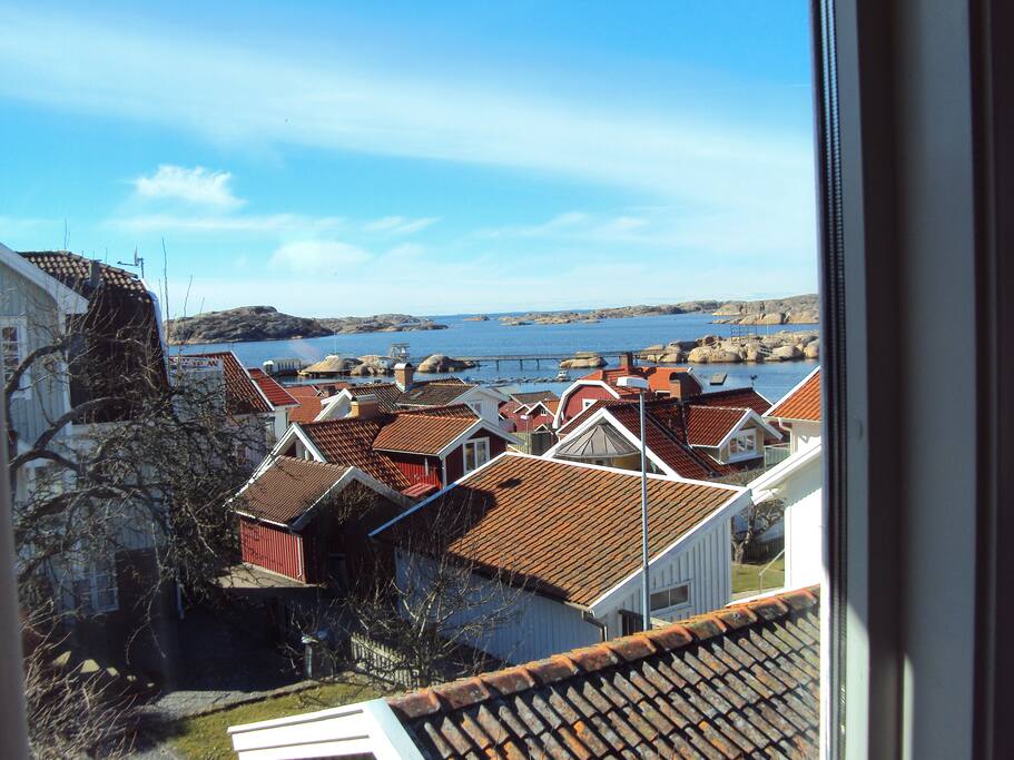 Fantastisk utsikt ut mot västerhavet.