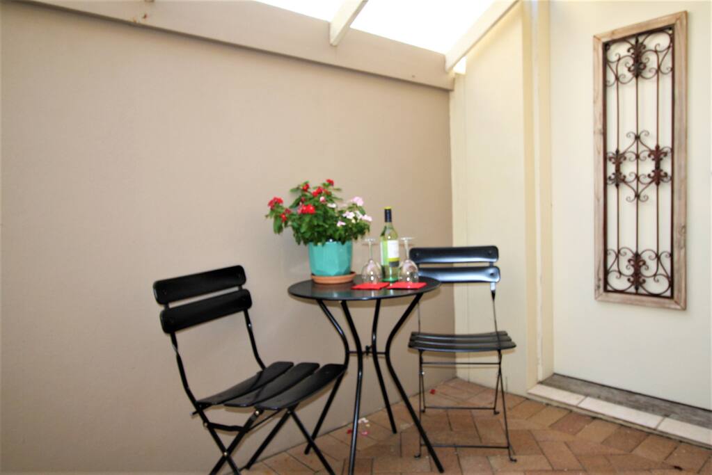 Private outside patio -off first guest bedroom