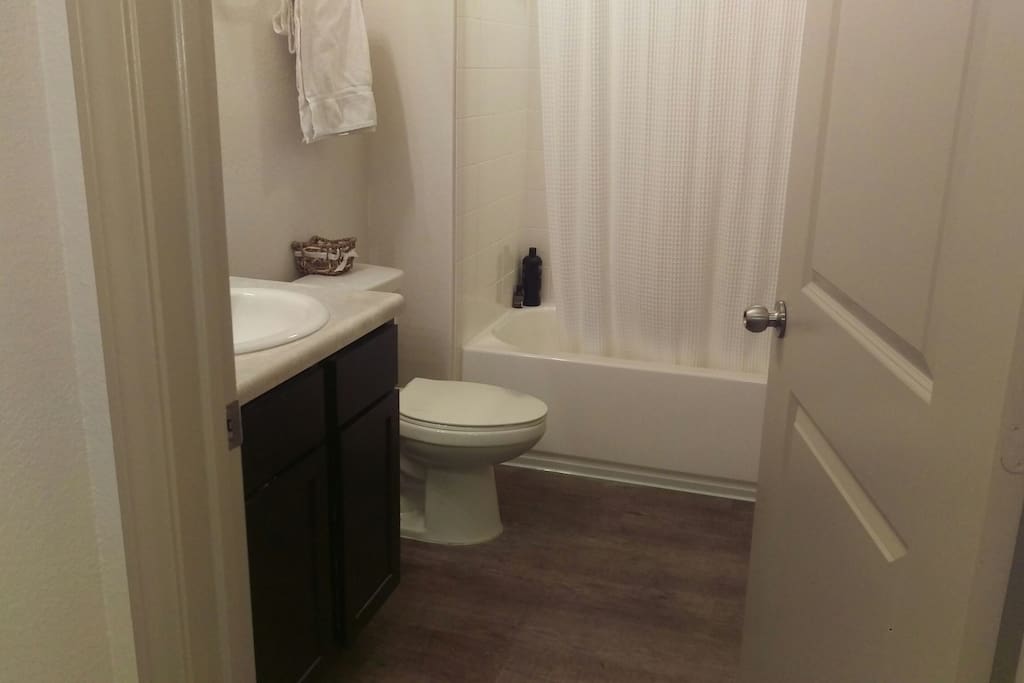 Sparkling clean bathroom