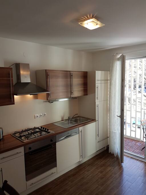 Full equipped kitchen-everything you need for preparing your own meals