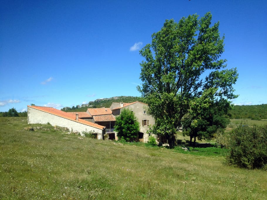 Ferme isolée sur le causse Larzac