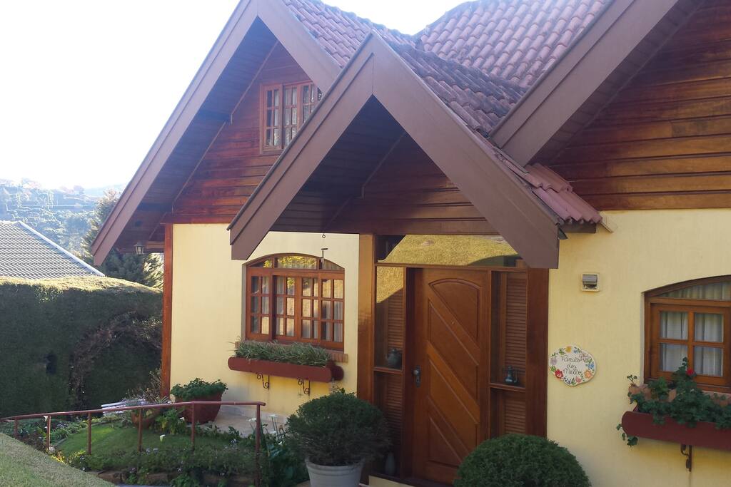 Visão entrada da casa