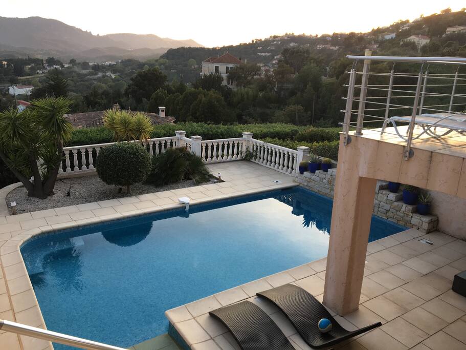 Closed private pool area