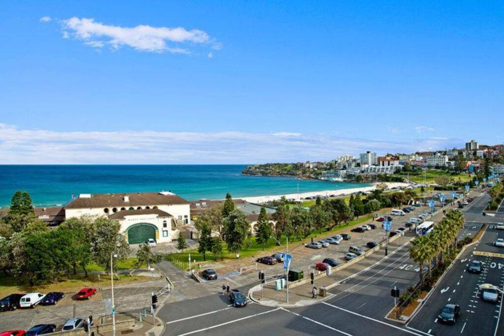 Beach view from building