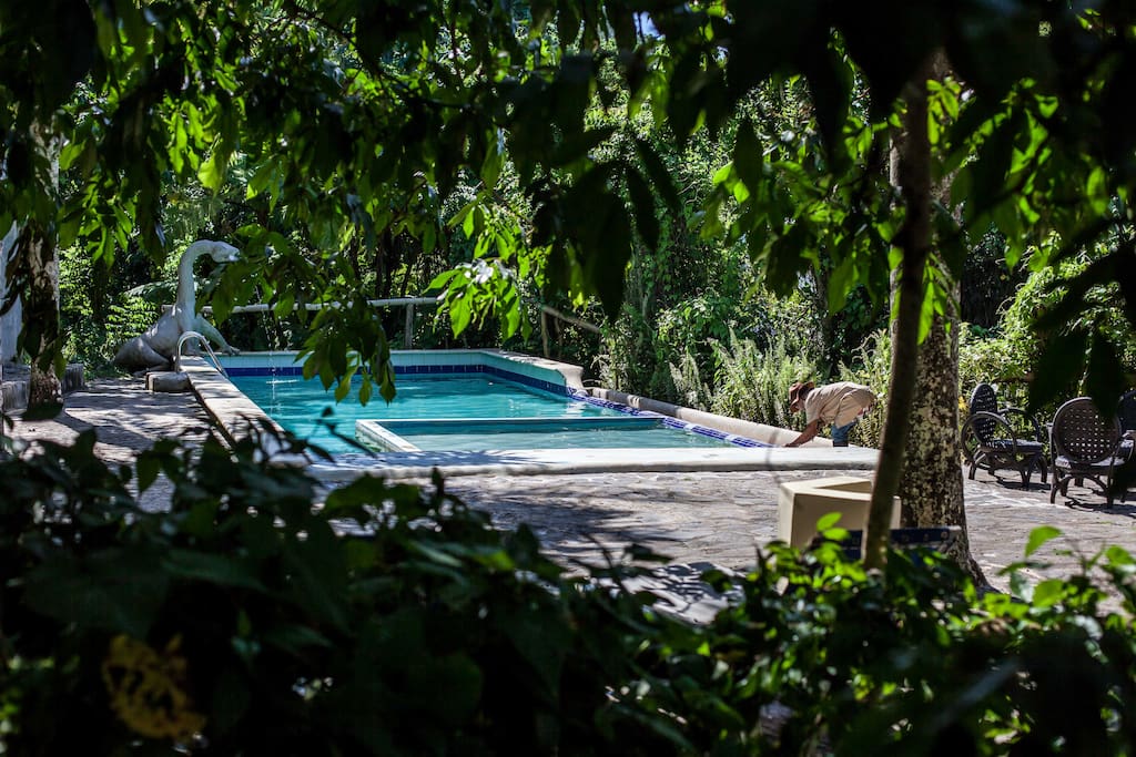 The main spring water pool