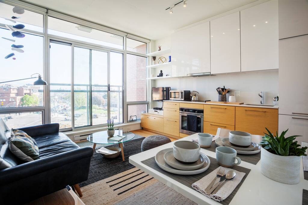 Dining and living room