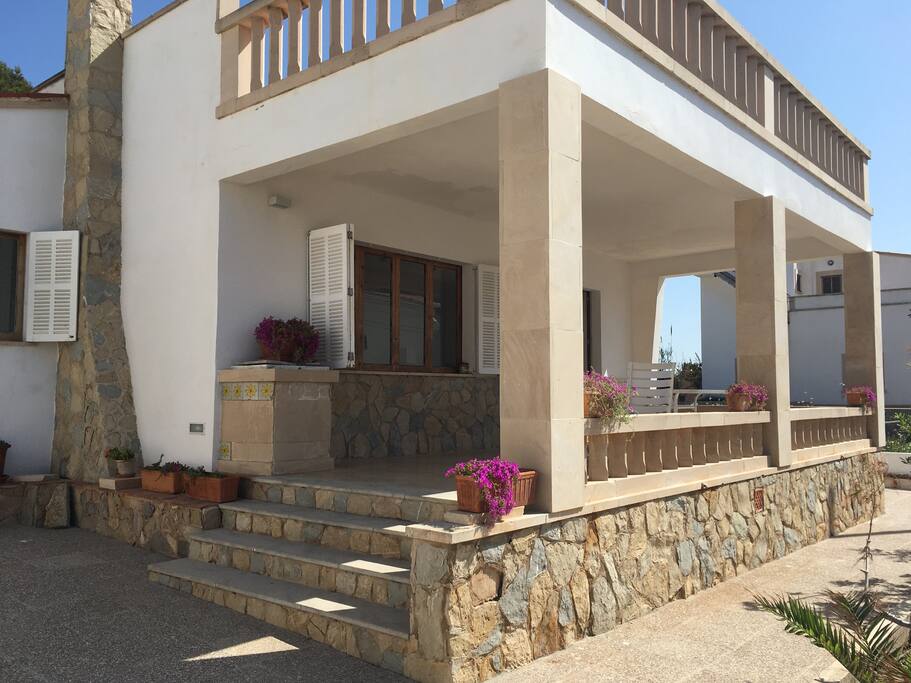 spacious terrace