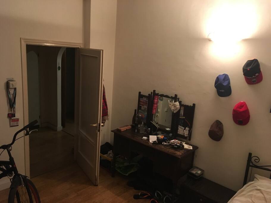 the bedroom