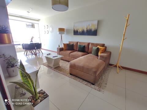 Cozy and Central Apartment with Balcony and Wifi 150mb