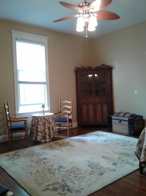 Seating area for two